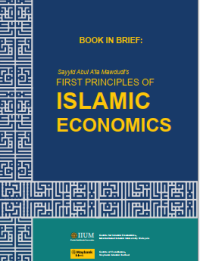 ‘FIRST PRINCIPLES OF ISLAMIC ECONOMICS’