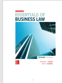 ESSENTIALS OF BUSINESS LAW