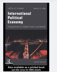 INTERNATIONAL
POLITICAL
ECONOMY