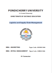 Logistics and Supply Chain Management
