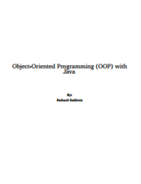Object-Oriented Programming (OOP) with
Java