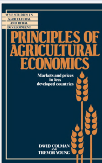 Principles of agricultural economics